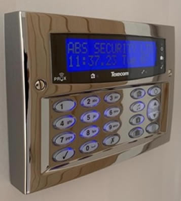 intruder alarm installer as installed by ABS Security Systems